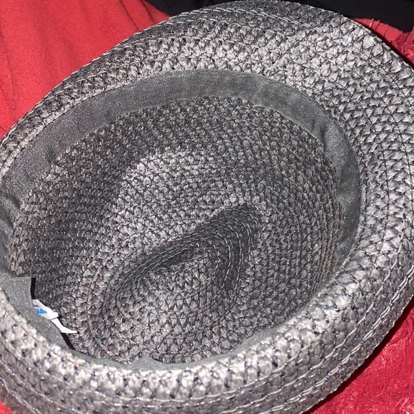 La  Vien Rose black straw Sunhat - Picture 9 of 9